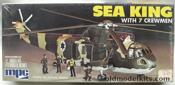 MPC 1/72 Sikorsky Sea King SH-3  with Ground Crew - Israeli Armed Forces, 2-0207 plastic model kit